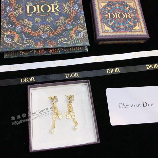 Dior飾品 2021新款DIOR迪奧字母耳釘耳環  zgd1413
